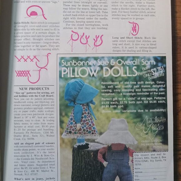 Vtg Good Housekeeping Needlecraft Magazine 1977 Quilt Crochet - Picture 4 of 5